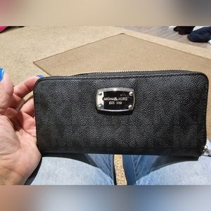 Black MK wallet